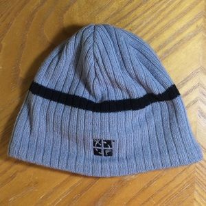 Geocaching Knit and Fleece Hat, grey/black, adult